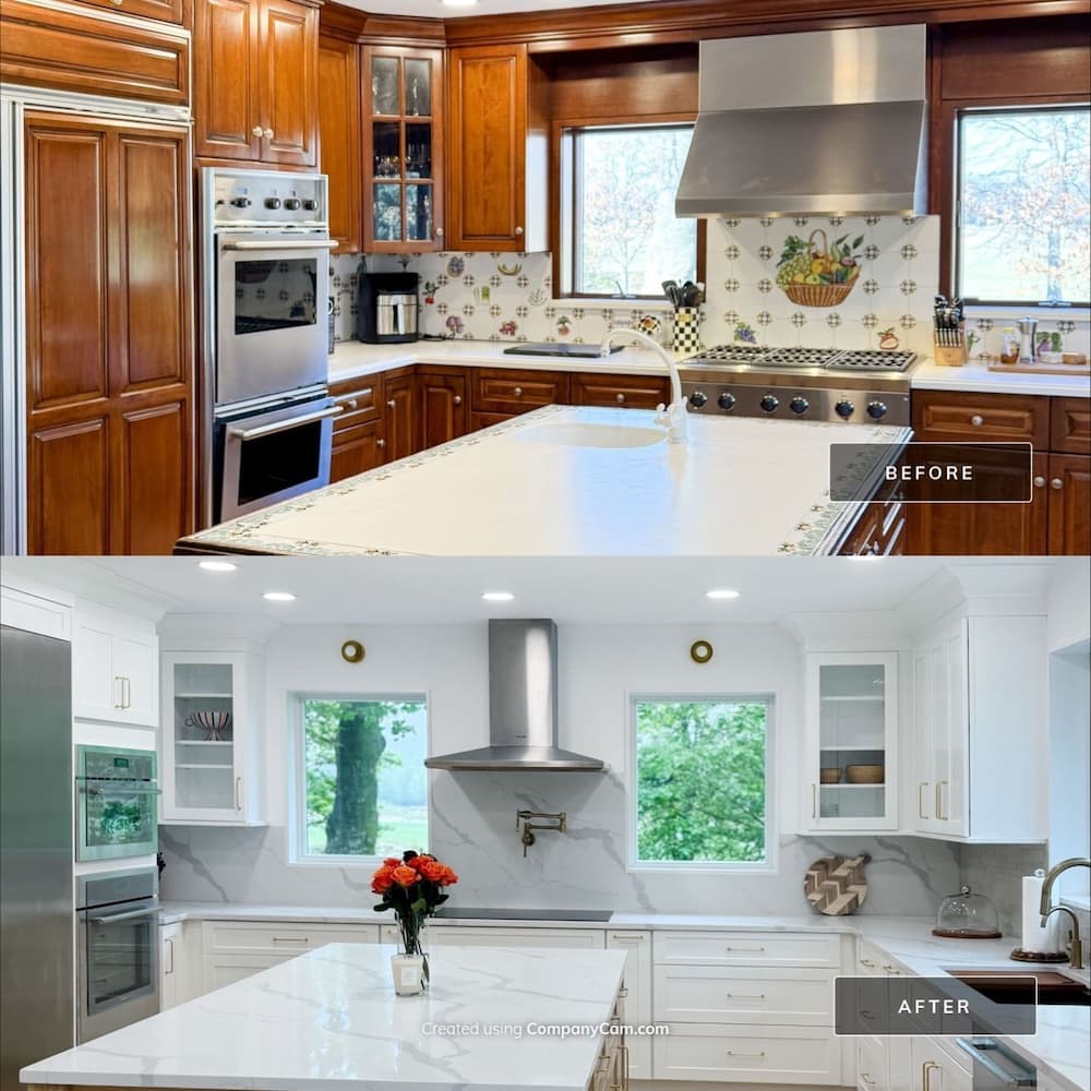 Before and After Kitchen Upgrade