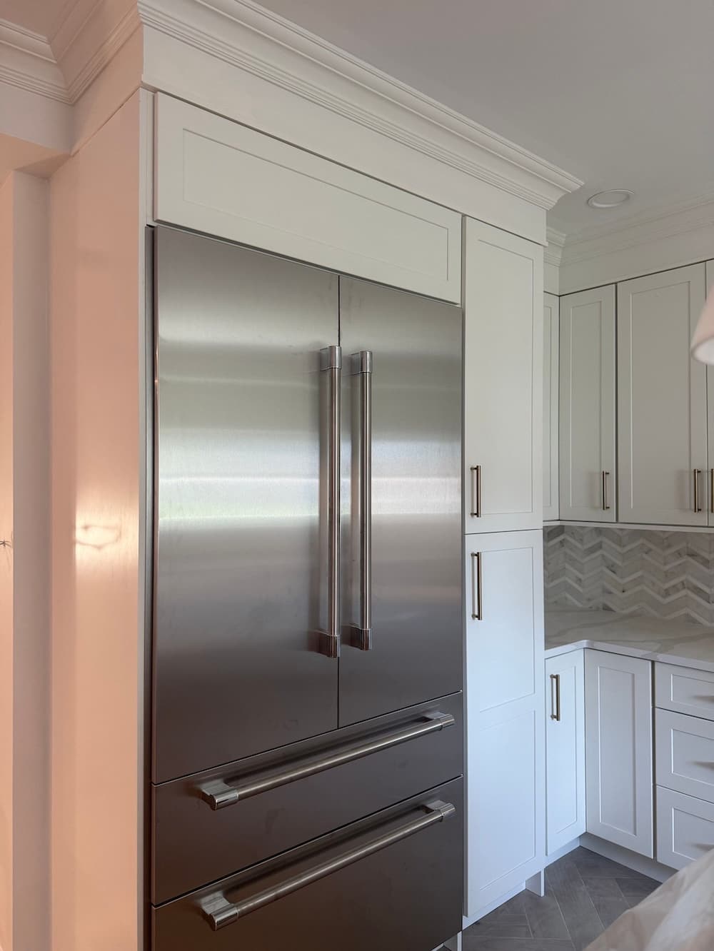 kitchen fridge redesign