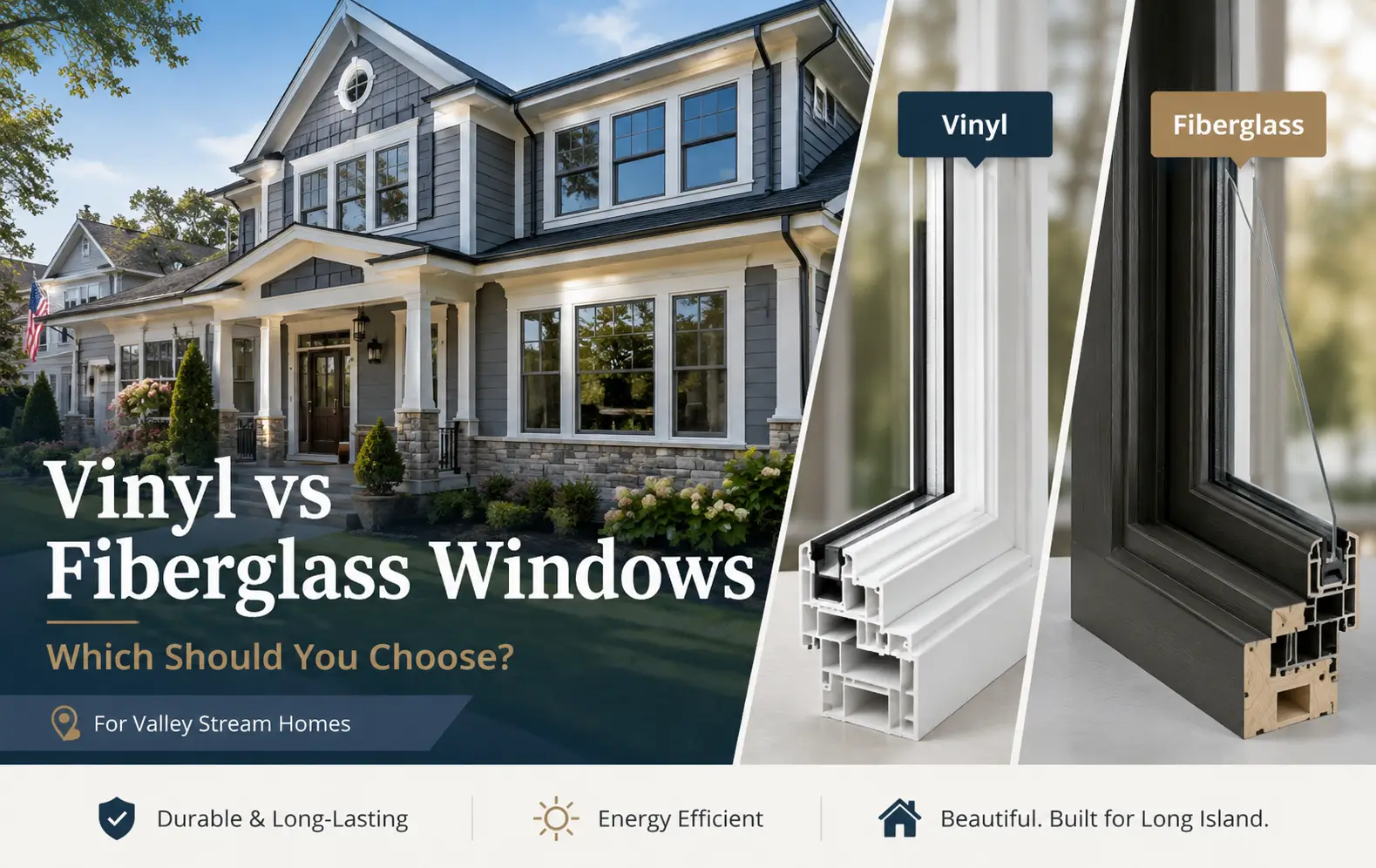 Vinyl vs Fiberglass Windows